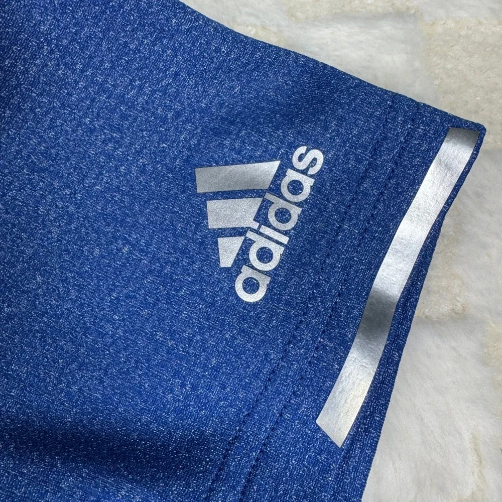 Adidas‎ Golf Polo Shirt 2XL Spencer T. Olin Course ClimaChill Blue Red
